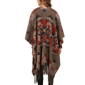Pendleton wool blanket cape